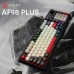 Клавиатура Ajazz AF98 Plus Wireless/Bluetooth/USB UA Black/White/Red (AF98-PLUS-BSR)