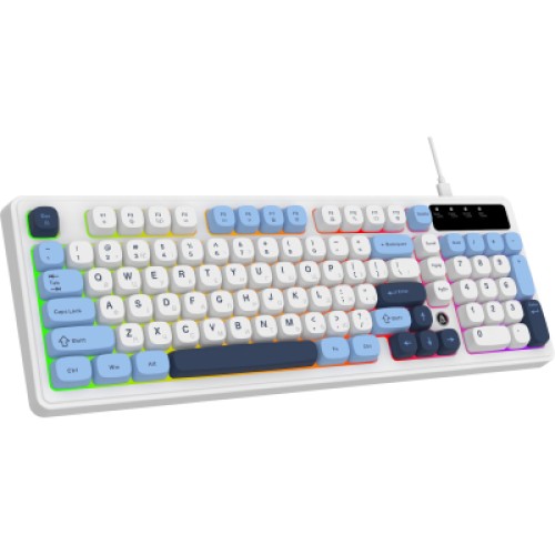 Клавиатура Ajazz AF98 USB UA White/Blue (AF98-GB)