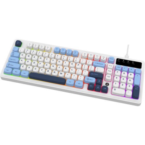 Клавиатура Ajazz AF98 USB UA White/Blue (AF98-GB)