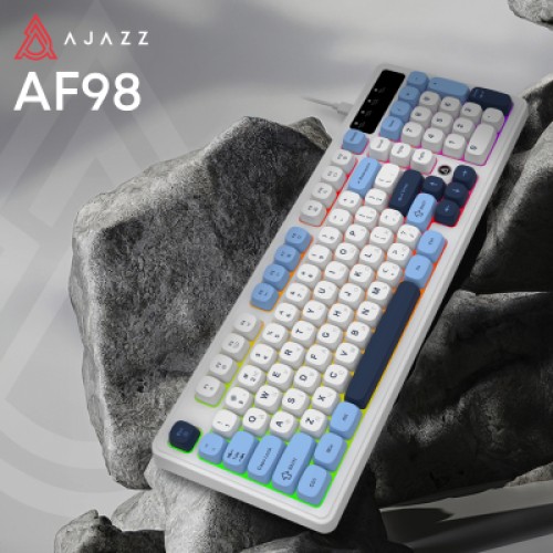 Клавиатура Ajazz AF98 USB UA White/Blue (AF98-GB)