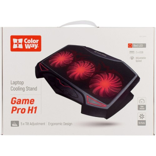 Подставка для ноутбука ColorWay Cooling Game Pro H1, 10-17 (CW-CGPH1)