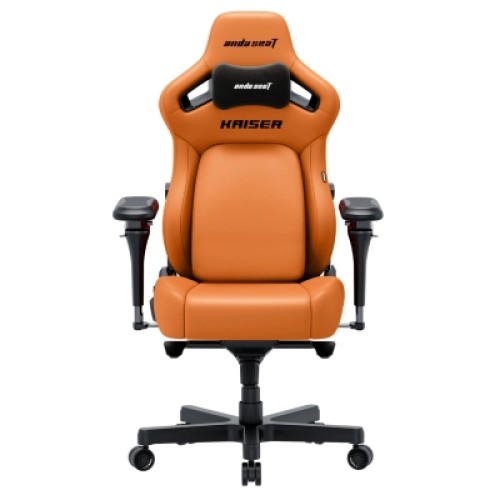 Кресло игровое Anda Seat Kaiser 4 V2 PVC Size XL Orange (AD12YDDC-XLL-20-O-PV/C-03)