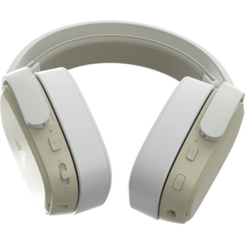 Наушники Ajazz AHM09 MAX 3-Mode Gray/White (AHM09-MAX-GW)