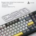 Клавиатура Ajazz AK980 V2 Gift Switch V2 Wireless/Bluetooth/USB UA Black/Grey/Yellow (AK980-V2-G-BGY)