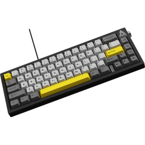 Клавиатура Ajazz AK650 Moon Yellow Switch USB UA Black/Grey/Yellow (AK650-MY-GWY)