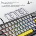 Клавиатура Ajazz AK650 Moon Yellow Switch USB UA Black/Grey/Yellow (AK650-MY-GWY)