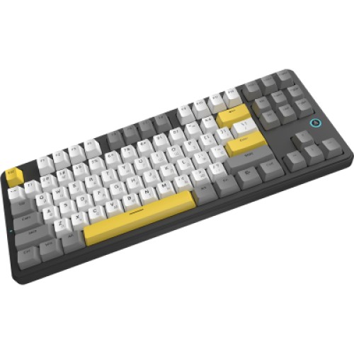 Клавиатура Ajazz AK870 V2 Flying Fish Switch USB UA Black/Grey/Yellow (AK870-V2-FF-BGY)