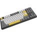 Клавиатура Ajazz AK870 V2 Flying Fish Switch USB UA Black/Grey/Yellow (AK870-V2-FF-BGY)