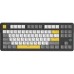 Клавиатура Ajazz AK870 V2 Flying Fish Switch USB UA Black/Grey/Yellow (AK870-V2-FF-BGY)