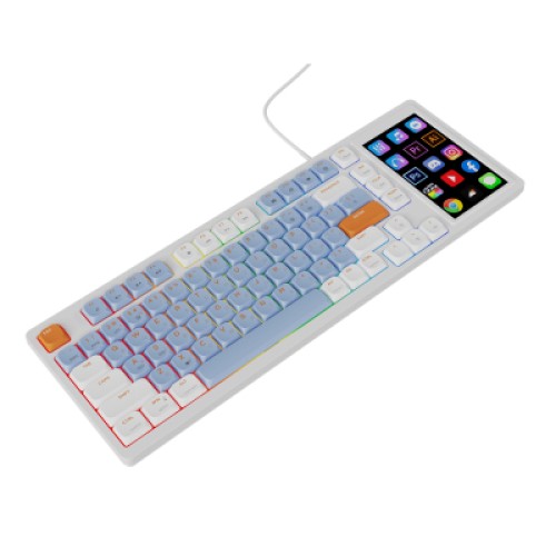Клавиатура Ajazz AKP815 RGB Red Switch USB UA White/Blue (AKP815-R-WBO)
