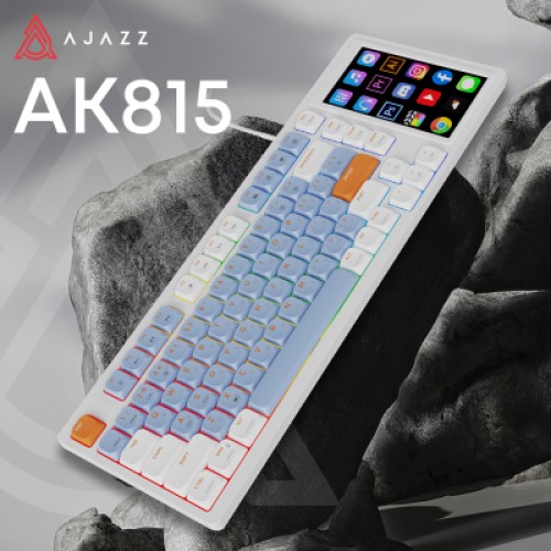 Клавиатура Ajazz AKP815 RGB Red Switch USB UA White/Blue (AKP815-R-WBO)