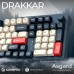 Клавиатура GamePro Asgard Drakkar Keychron Super Red Switch Wireless/Bluetooth/USB UA Blue (MK305BL)