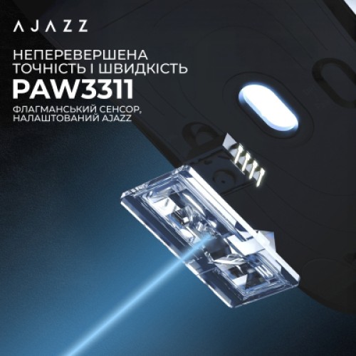 Мышка Ajazz AJ139 V2 MC Wireless/Bluetooth/USB Red (AJ139-V2-MC-R)