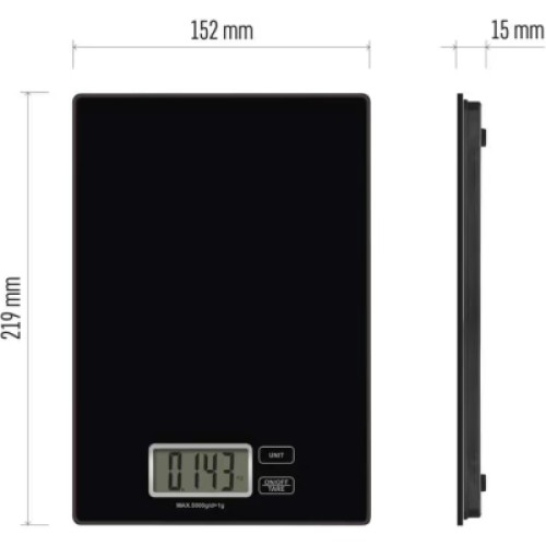 Весы кухонные EMOS EV014B