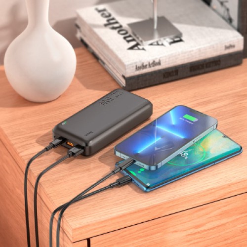Батарея универсальная HOCO 20000mAh, 22.5W, Black (J101A / 45365)