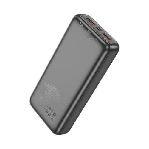 Батарея универсальная HOCO 20000mAh, PD/20W, 22.5W, Black (J121A / 42069)