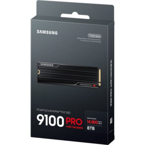 Накопитель SSD M.2 2280 8TB 9100 PRO Heatsink Samsung (MZ-VAP8T0CW)