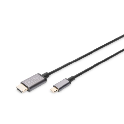 Кабель мультимедийный USB-C to HDMI M 1.8m UHD 4K Digitus (DA-70821)