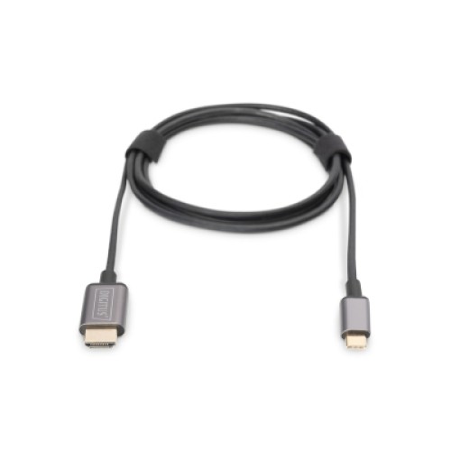 Кабель мультимедийный USB-C to HDMI M 1.8m UHD 4K Digitus (DA-70821)