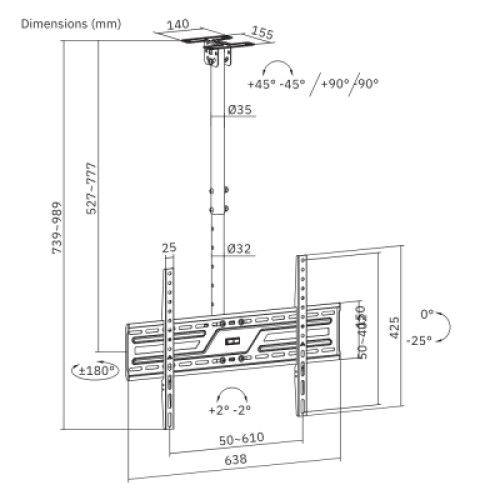 Кронштейн ITech CELB-56S