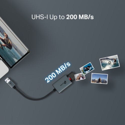 Считыватель флеш-карт TP-Link USB 2.0 to SD/TF (UA430)