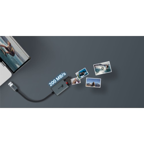 Считыватель флеш-карт TP-Link USB 2.0 to SD/TF (UA430)