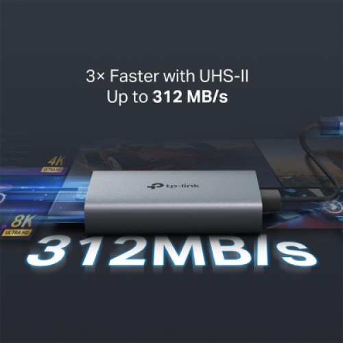 Считыватель флеш-карт TP-Link USB-C to SD/TF (UA440C)