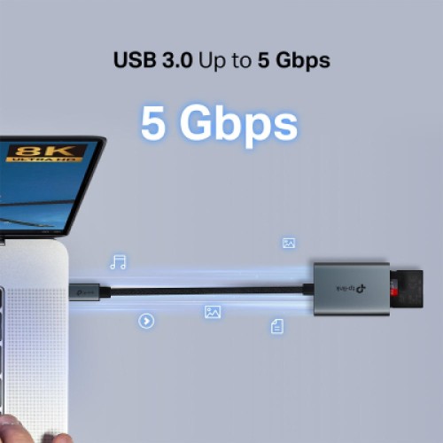 Считыватель флеш-карт TP-Link USB-C to SD/TF (UA440C)