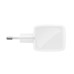 Зарядное устройство Belkin 2xUSB-C PD50W GaN PPS + cable USB-C to USB-C 1.0m white (WCH019KQ1MWH-B6)