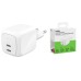 Зарядное устройство Belkin 2xUSB-C PD67W GaN PPS white (WCH020KQWH)