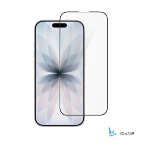 Скло захисне 2E 2.5D FCFG iPhone 17 Black (2E-IP-17.-6.3-SMFCFG-BB)