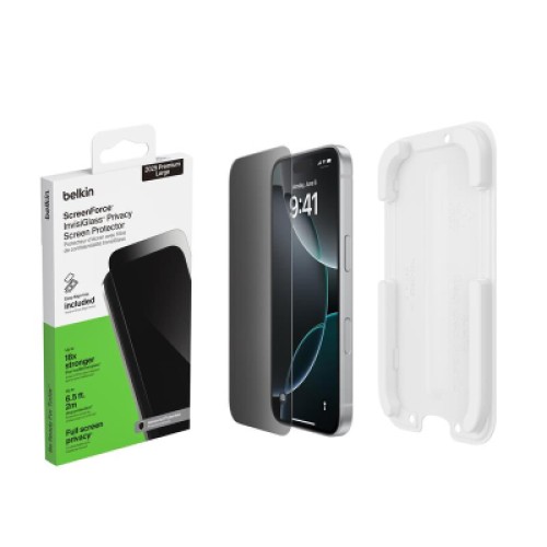 Стекло защитное Belkin iPhone 17 Pro Max Privacy Screen Protector (OVA214HQ)