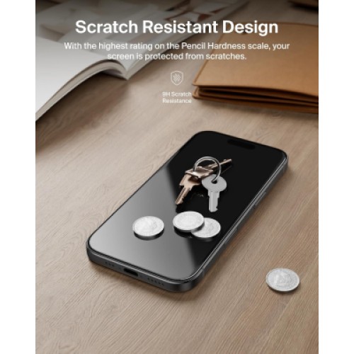 Стекло защитное Belkin iPhone 17 Pro Privacy TemperedGlass (OVA213HQ)