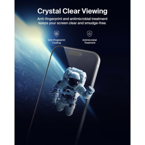 Стекло защитное Belkin iPhone 17 Pro Privacy TemperedGlass (OVA213HQ)