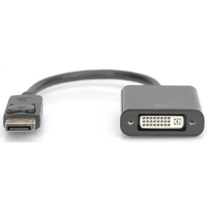 Переходник DisplayPort M to DVI F 0.15m Full HD Digitus (AK-340401-001-S)