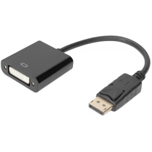 Переходник DisplayPort M to DVI F 0.15m Full HD Digitus (AK-340401-001-S)