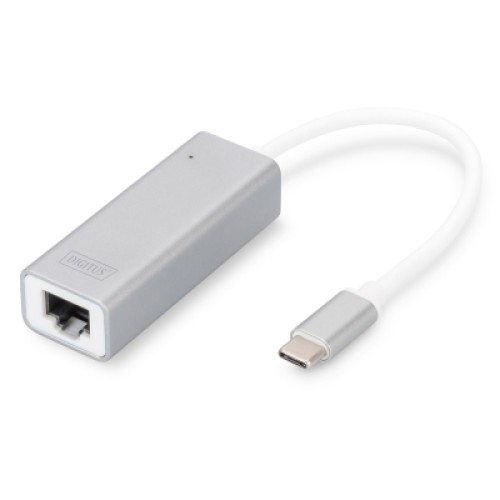 Переходник USB-C to RJ45 Ethernet 1000Mbps Digitus (DN-3024)