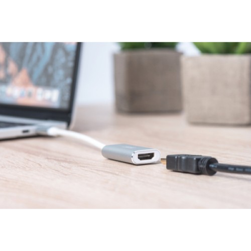 Переходник USB-C to HDMI F 0.2m UHD 4K Digitus (DA-70836)