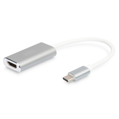 Переходник USB-C to HDMI F 0.2m UHD 4K Digitus (DA-70836)