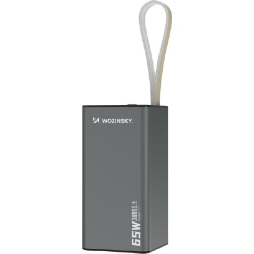 Батарея универсальная Wozinsky 30000mAh, K65+ 65W 30000mAh 2*USB-C, USB-A (5907769364457)