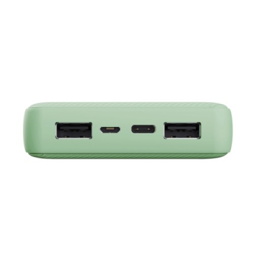 Батарея универсальная Trust Primo 20000 mAh ECO (USB-C/3A, 2*USB-A/2.4А) Green (25027_TRUST)