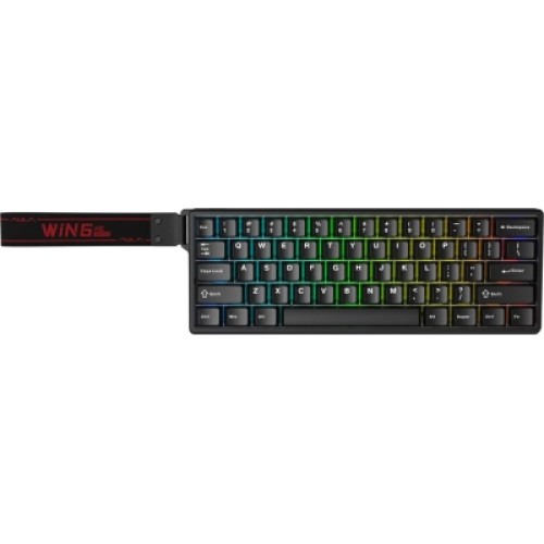 Клавиатура Aula WIN60 HE Magnetic Switch RGB USB UA Black (6978080504029)