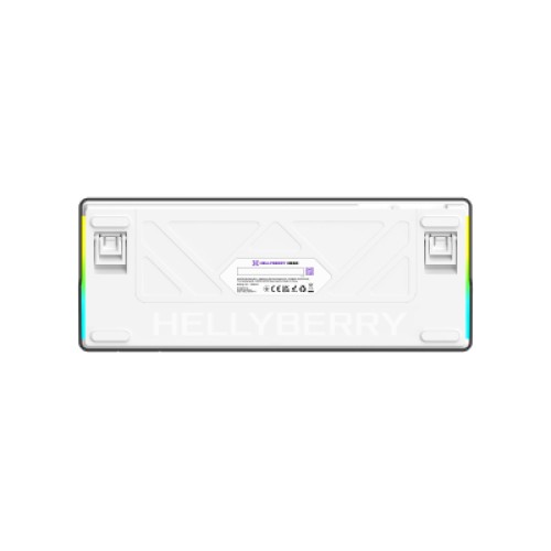Клавиатура Hator Hellyberry HK60 Mechanical Linear RGB USB UA White/Violet (HK60)