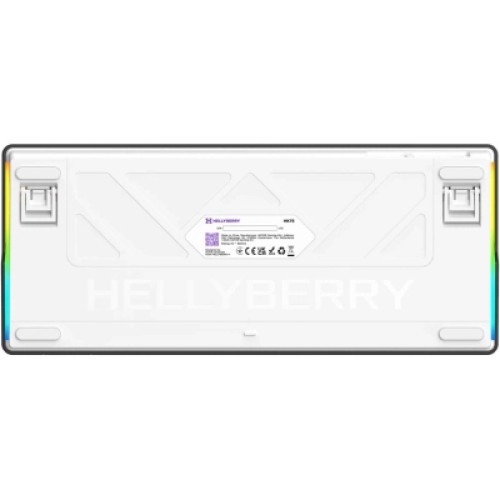 Клавиатура Hator Hellyberry HK75 Mechanical Linear RGB USB UA White/Violet (HK75)