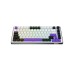 Клавиатура Hator Hellyberry HK75 Mechanical Linear RGB Wireless/Bluetooth/USB UA White/Violet (HK75_wireless)