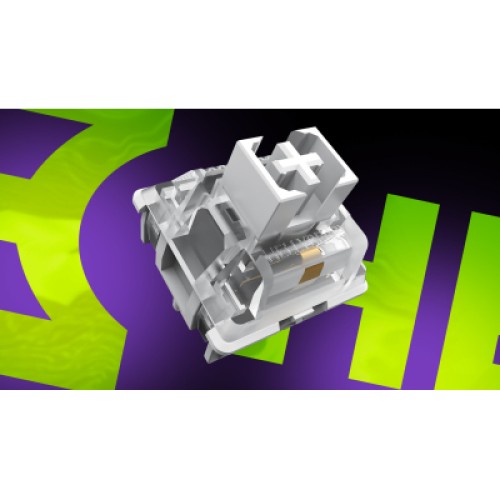 Клавиатура Hator Hellyberry HK75 Mechanical Linear RGB Wireless/Bluetooth/USB UA White/Violet (HK75_wireless)