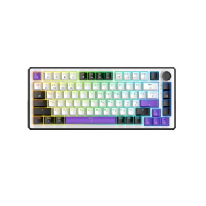 Клавіатура Hator Hellyberry HK75 Mechanical Linear RGB Wireless/Bluetooth/USB UA White/Violet (HK75_wireless)