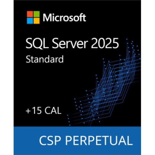ПО для сервера Microsoft SQL Server 2025 Standard Edition and 15 CAL Pack, Commercial, Perpetual (DG7GMGF0VNH6_0001)
