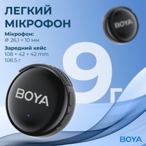 Микрофон Boya LINK 3-01 Type-C/TRS/Lightning Black (LINK 3-01)