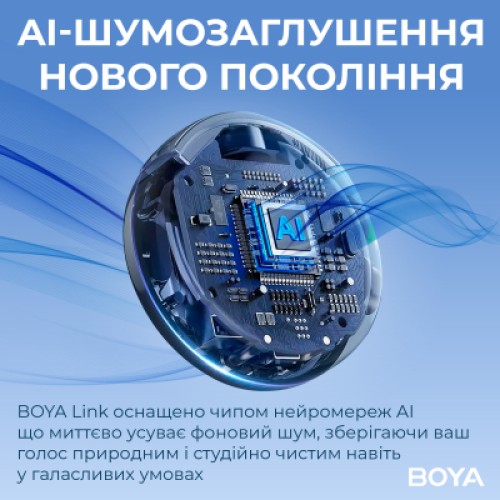 Микрофон Boya LINK 3-02 Type-C/TRS Black (LINK 3-02)